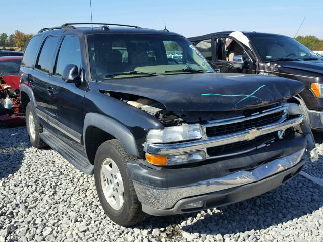 1GNEC13T95R218070 - 2005 CHEVROLET TAHOE C150 BLACK photo 1