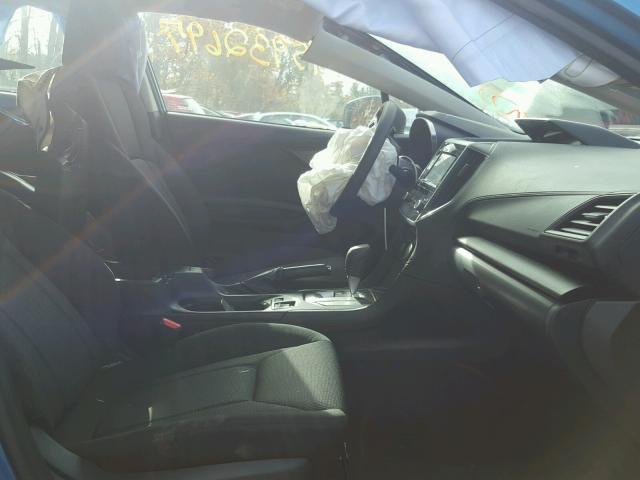 4S3GKAB6XJ3600458 - 2018 SUBARU IMPREZA PR BLUE photo 5