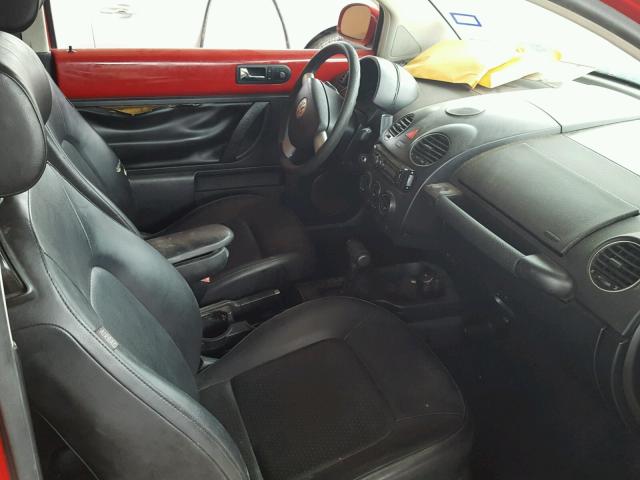 3VWPW31C98M519397 - 2008 VOLKSWAGEN NEW BEETLE 红色 照片 5