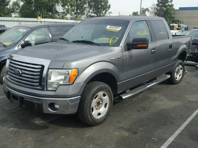 1FTFW1CF3BFC39072 - 2011 FORD F150 SUPER GRAY photo 2