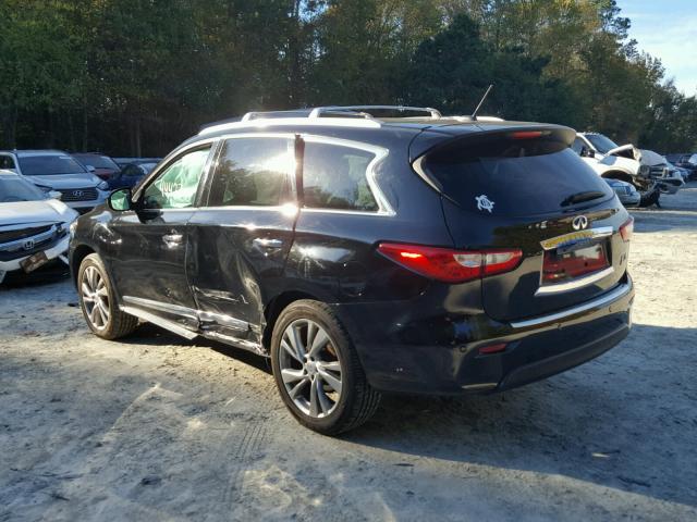 5N1AL0MM4DC347405 - 2013 INFINITI JX35 BASE BLACK photo 3