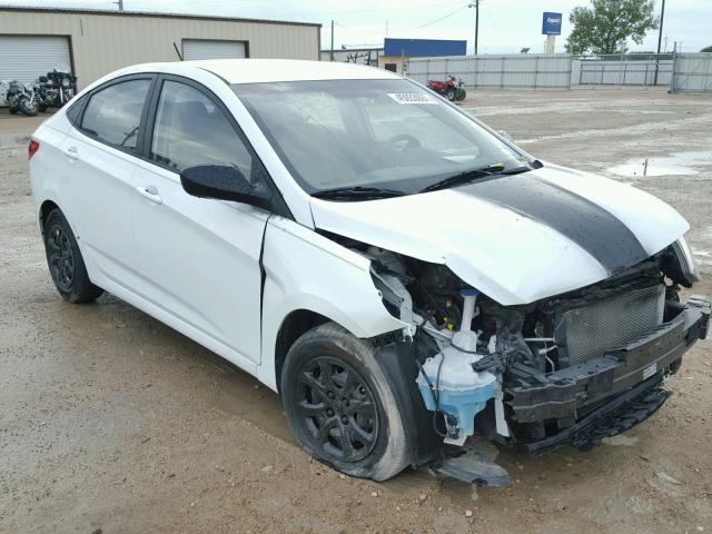 KMHCT4AE1DU354609 - 2013 HYUNDAI ACCENT GLS WHITE photo 1