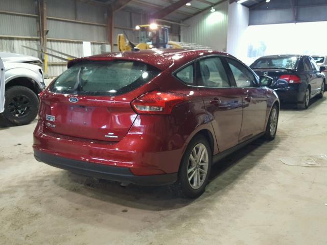 1FADP3K22GL356025 - 2016 FORD FOCUS SE RED photo 4