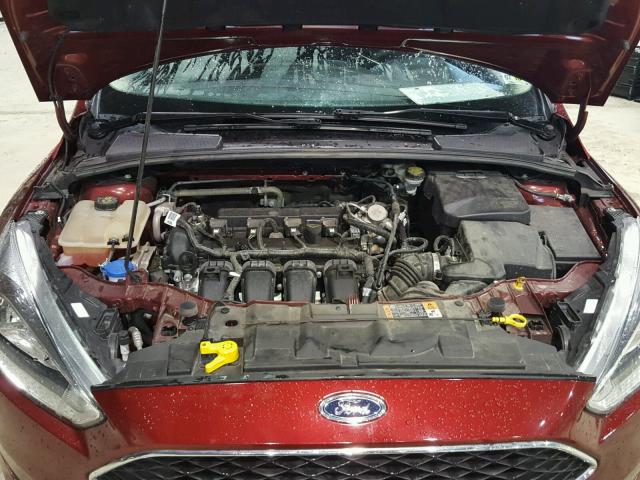 1FADP3K22GL356025 - 2016 FORD FOCUS SE RED photo 7