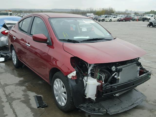 3N1CN7APXHK429799 - 2017 NISSAN VERSA S BURGUNDY photo 1