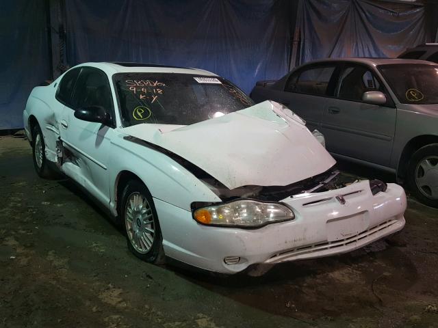 2G1WW12E6Y9210667 - 2000 CHEVROLET MONTE CARL თეთრი ფოტო 1