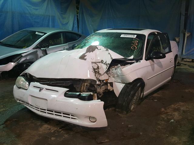 2G1WW12E6Y9210667 - 2000 CHEVROLET MONTE CARL თეთრი ფოტო 2