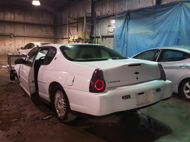 2G1WW12E6Y9210667 - 2000 CHEVROLET MONTE CARL თეთრი ფოტო 3