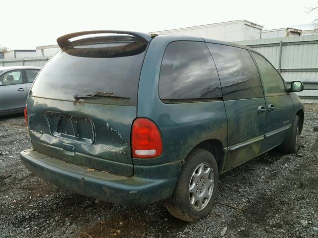 2B4GP45RXYR739707 - 2000 DODGE CARAVAN SE GREEN photo 4