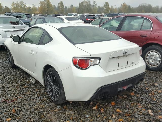 JF1ZNAA16G8708941 - 2016 TOYOTA SCION FR-S WHITE photo 3