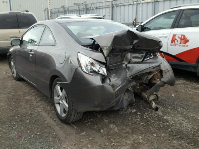 2HGFG12857H010805 - 2007 HONDA CIVIC EX ნაცრისფერი ფოტო 3