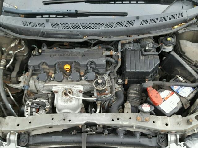 2HGFG12857H010805 - 2007 HONDA CIVIC EX ნაცრისფერი ფოტო 7