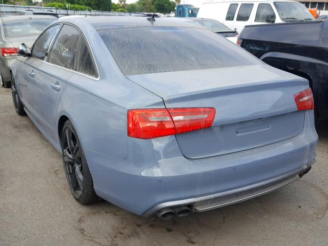 WAUF2AFC4DN138318 - 2013 AUDI S6 BLUE photo 3