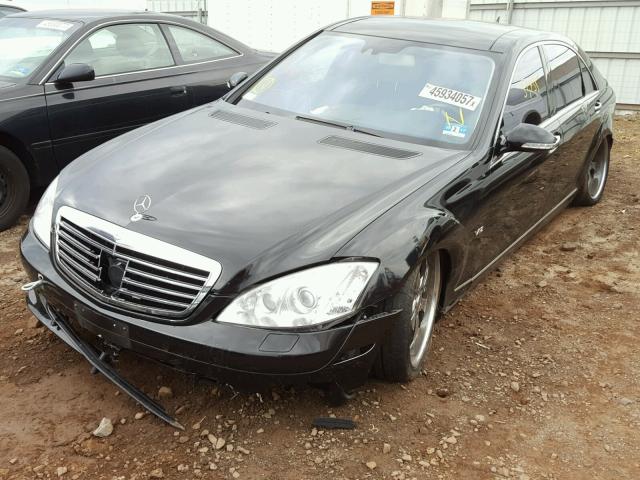 WDDNG76XX7A109509 - 2007 MERCEDES-BENZ S 600 BLACK photo 2