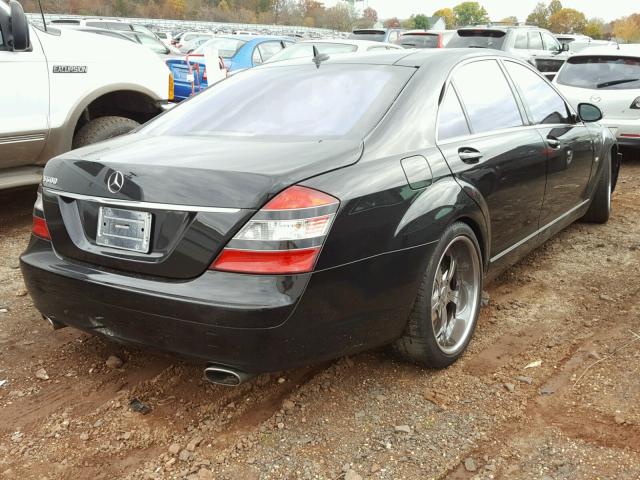 WDDNG76XX7A109509 - 2007 MERCEDES-BENZ S 600 BLACK photo 4