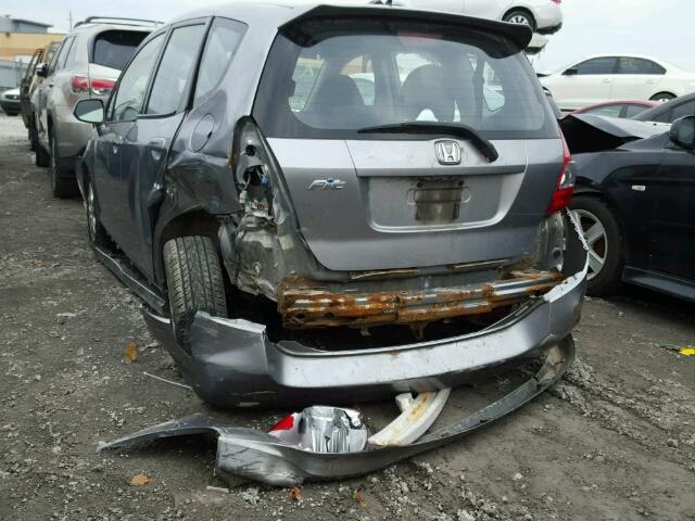 JHMGD37657S811921 - 2007 HONDA FIT S SILVER photo 3