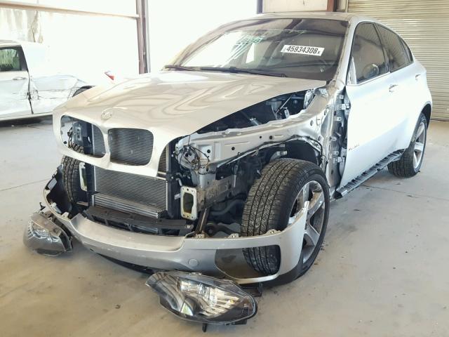 5UXFG2C59E0C45770 - 2014 BMW X6 XDRIVE3 SILVER photo 2