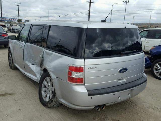 2FMGK5BCXCBD06408 - 2012 FORD FLEX SE SILVER photo 3