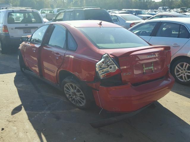 YV1MS382952066880 - 2005 VOLVO S40 2.4I RED photo 3