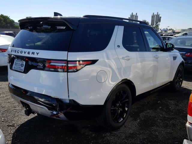 SALRR2RV8JA066467 - 2018 LAND ROVER DISCOVERY WHITE photo 4