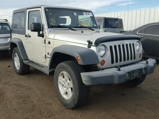 1J4FA24147L169608 - 2007 JEEP WRANGLER X GRAY photo 1