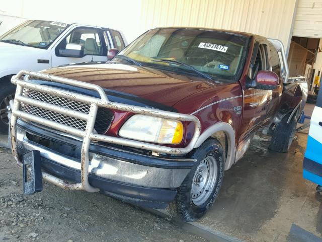 1FTEX17L5WNA03432 - 1998 FORD F150 TWO TONE photo 2