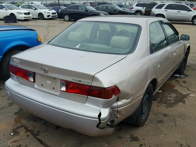 4T1BG22K81U822632 - 2001 TOYOTA CAMRY TAN photo 4