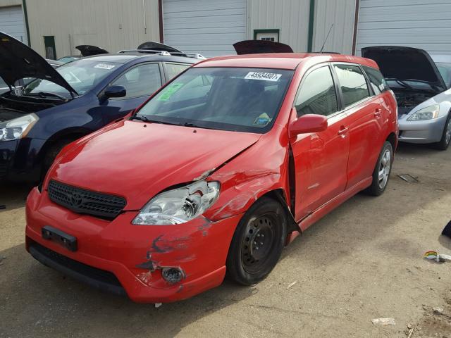 2T1KR32EX8C709125 - 2008 TOYOTA COROLLA MA RED photo 2