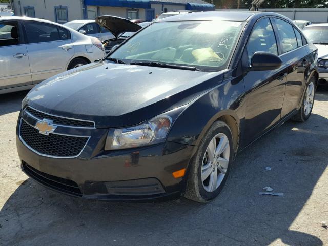 1G1P75SZ3E7473336 - 2014 CHEVROLET CRUZE CHARCOAL photo 2