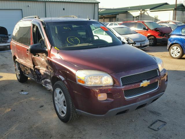 1GNDU33W28D185736 - 2008 CHEVROLET UPLANDER L BURGUNDY photo 1