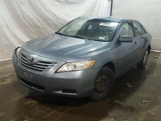 4T1BE46K89U811539 - 2009 TOYOTA CAMRY BASE BLUE photo 2