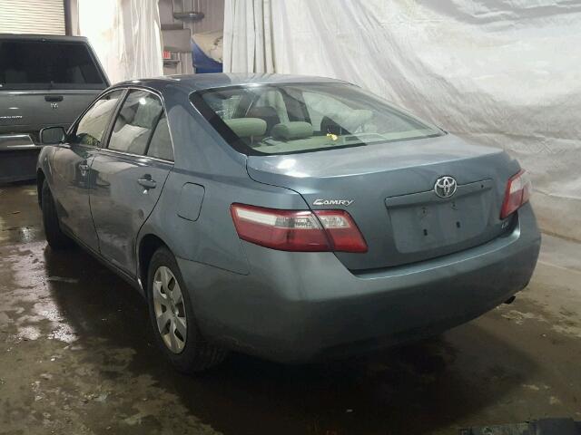 4T1BE46K89U811539 - 2009 TOYOTA CAMRY BASE BLUE photo 3