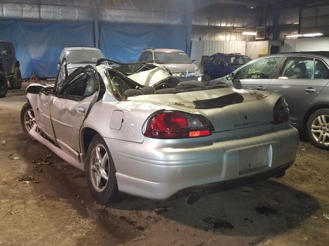1G2WP52K12F136224 - 2002 PONTIAC GRAND PRIX Արծաթագույն լուսանկար 3