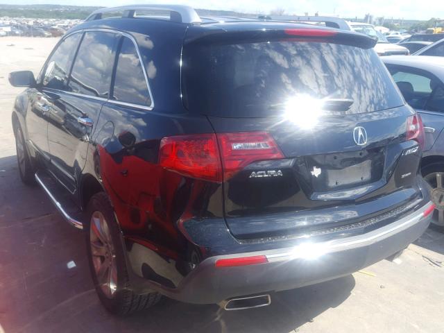 2HNYD2H77BH534786 - 2011 ACURA MDX ADVANC 黑色 照片 3