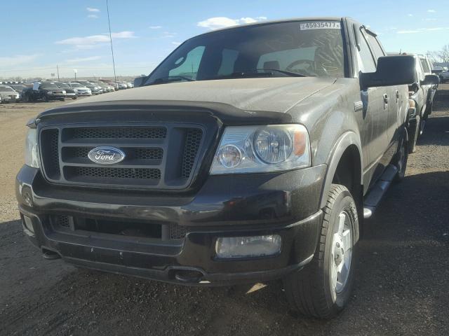 1FTPW14504KC10973 - 2004 FORD F150 SUPER BLACK photo 2