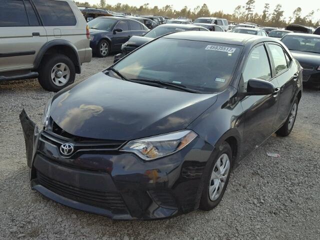 5YFBURHE7EP050960 - 2014 TOYOTA COROLLA L BLACK photo 2