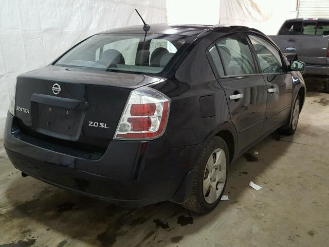 3N1AB61E89L687064 - 2009 NISSAN SENTRA 2.0 BLACK photo 4