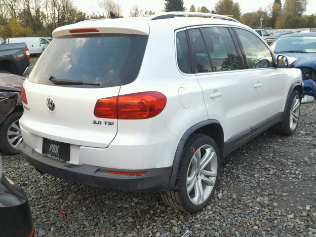 WVGAV7AX1CW546197 - 2012 VOLKSWAGEN TIGUAN S WHITE photo 4