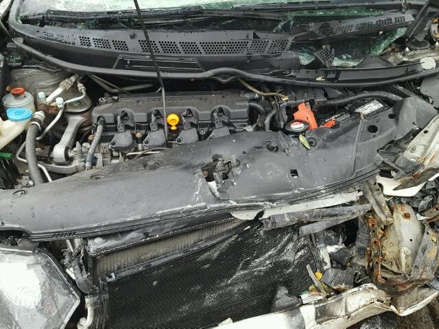 2HGFG11686H581090 - 2006 HONDA CIVIC LX SILVER photo 7