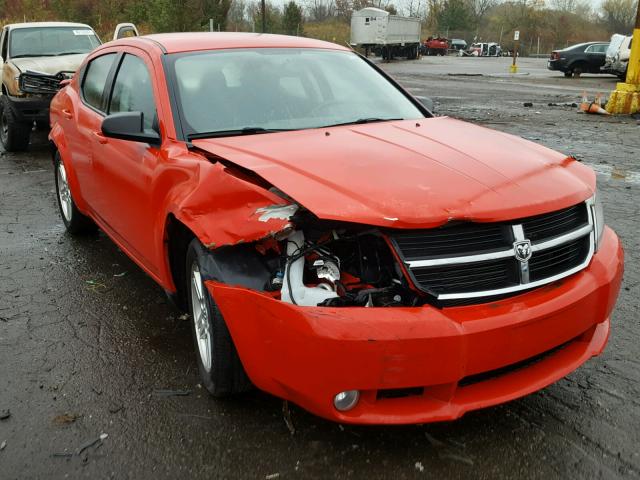 1B3LC56B09N523076 - 2009 DODGE AVENGER RED photo 1