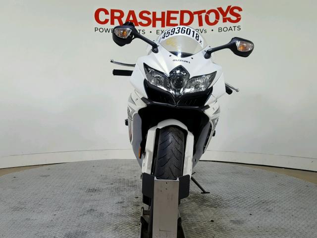 JS1GR7LA692101606 - 2009 SUZUKI GSX-R750 WHITE photo 3