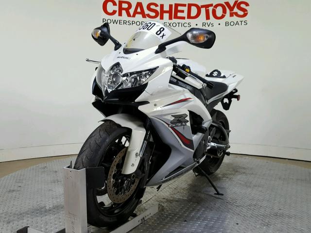 JS1GR7LA692101606 - 2009 SUZUKI GSX-R750 WHITE photo 4