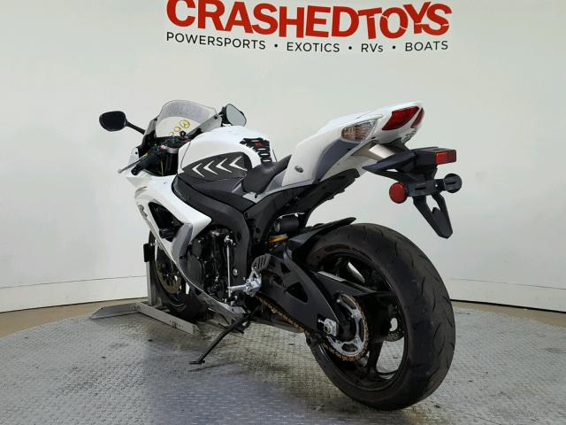 JS1GR7LA692101606 - 2009 SUZUKI GSX-R750 WHITE photo 6