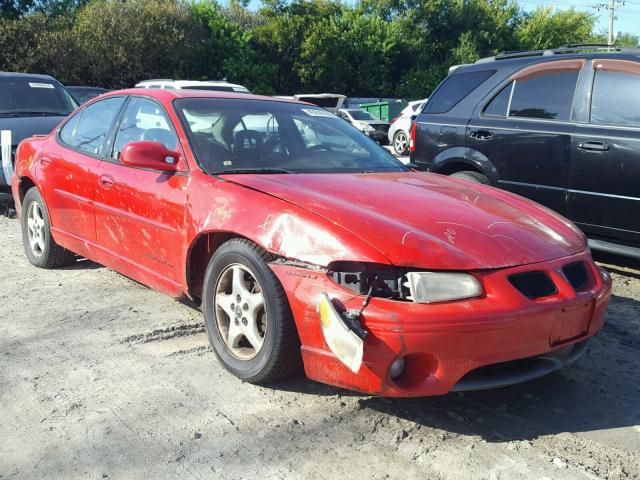 1G2WP52K6XF207327 - 1999 PONTIAC GRAND PRIX RED photo 1