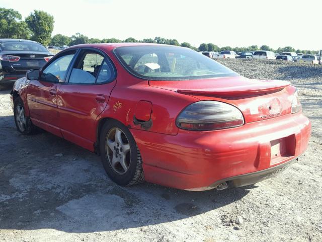 1G2WP52K6XF207327 - 1999 PONTIAC GRAND PRIX RED photo 3