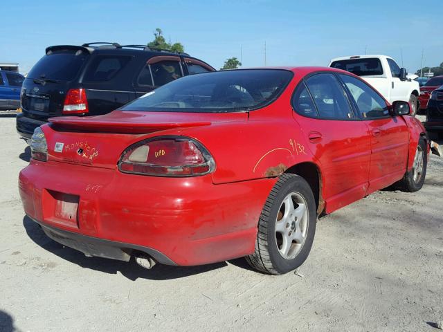1G2WP52K6XF207327 - 1999 PONTIAC GRAND PRIX RED photo 4