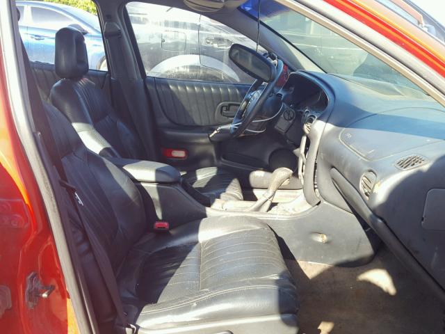 1G2WP52K6XF207327 - 1999 PONTIAC GRAND PRIX RED photo 5