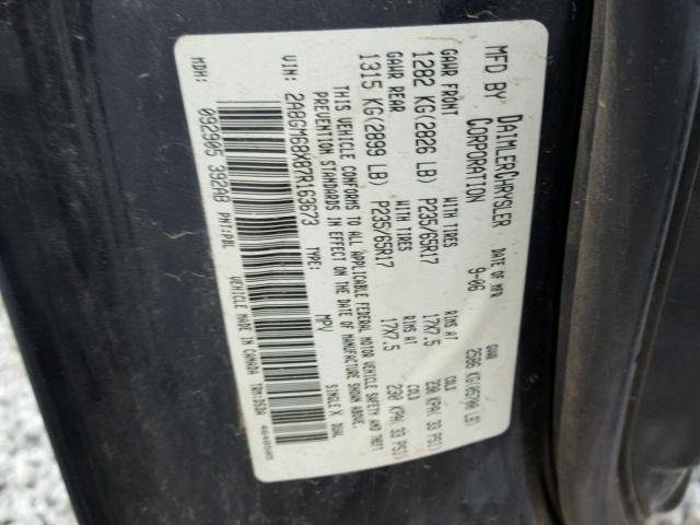 2A8GM68X87R163673 - 2007 CHRYSLER PACIFICA T BLUE photo 10