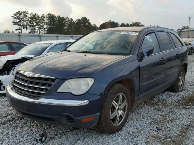 2A8GM68X87R163673 - 2007 CHRYSLER PACIFICA T BLUE photo 2