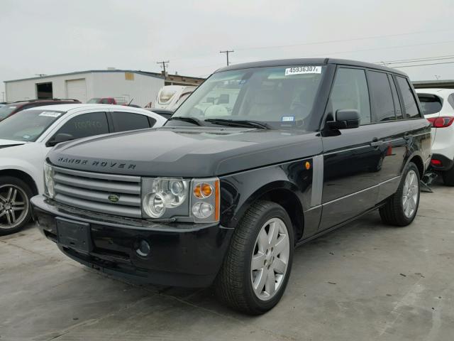 SALMF11495A197168 - 2005 LAND ROVER RANGE ROVE BLACK photo 2